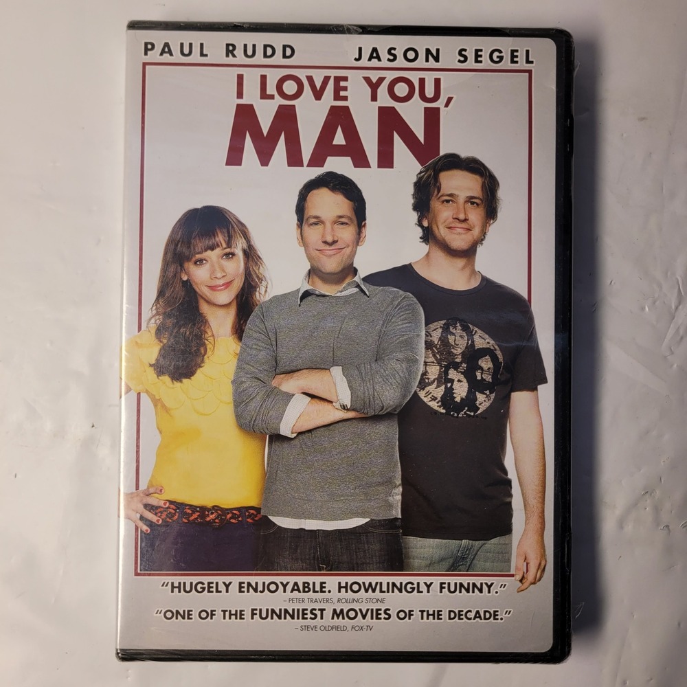 Paramount DVD I Love You, Man Paul Rudd Jason Segel Widescreen Comedy NEW SEALED